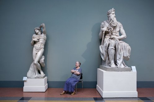 A. Freeberg, "Michelangelo’s Moses and the Dying Slave, Pushkin Museum"